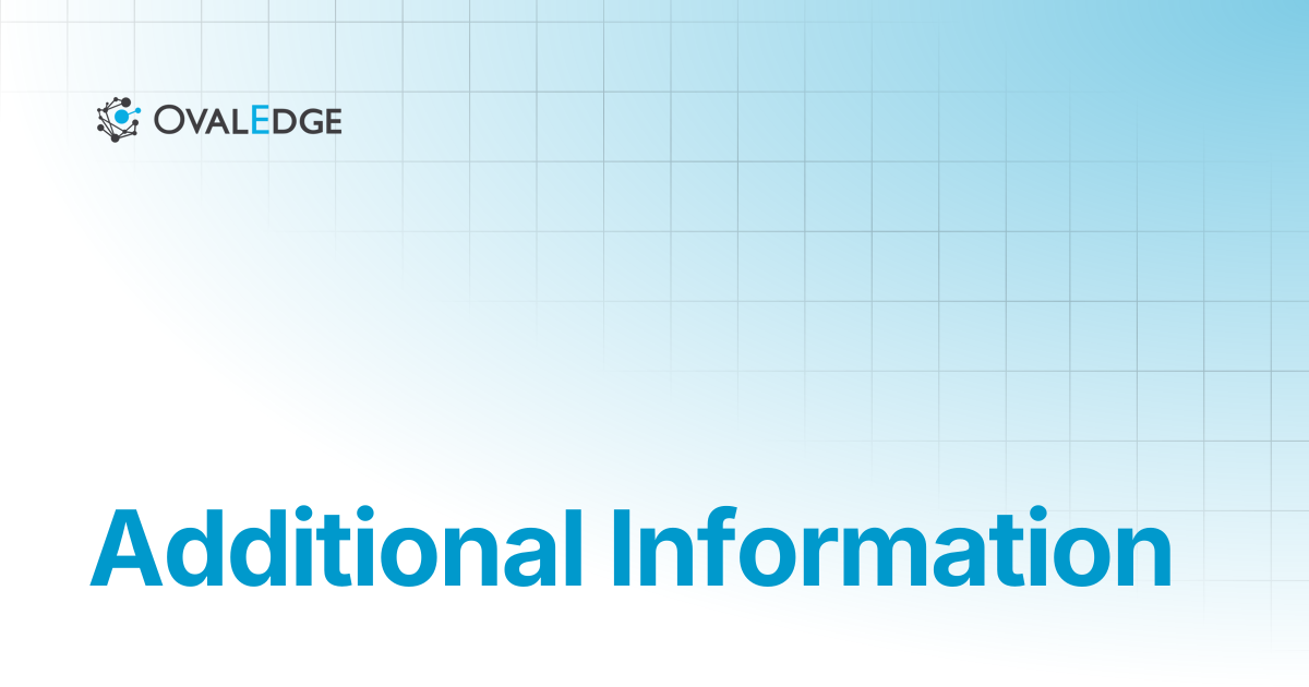 Additional Information | Knowledge Portal