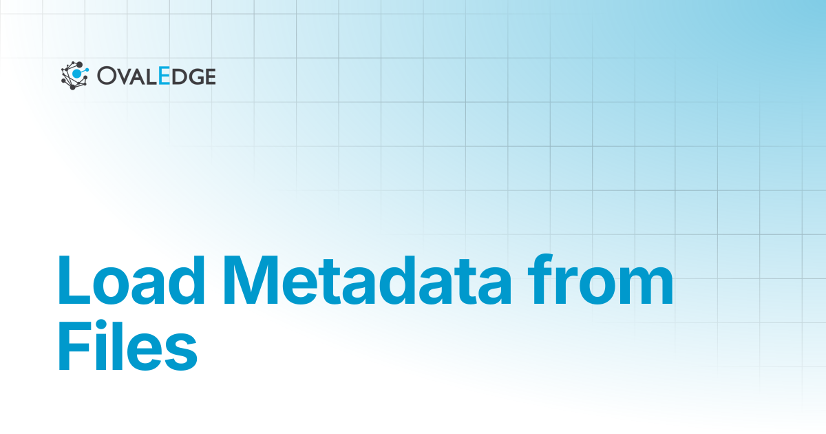 Load Metadata from Files | Knowledge Portal