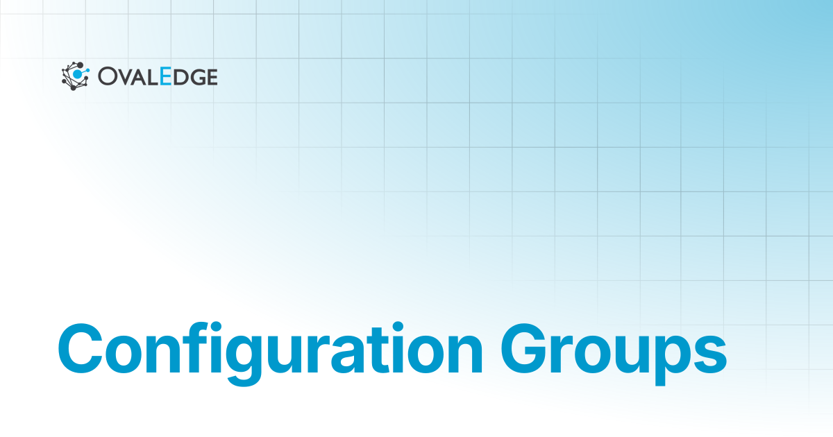 Configuration Groups | Knowledge Portal