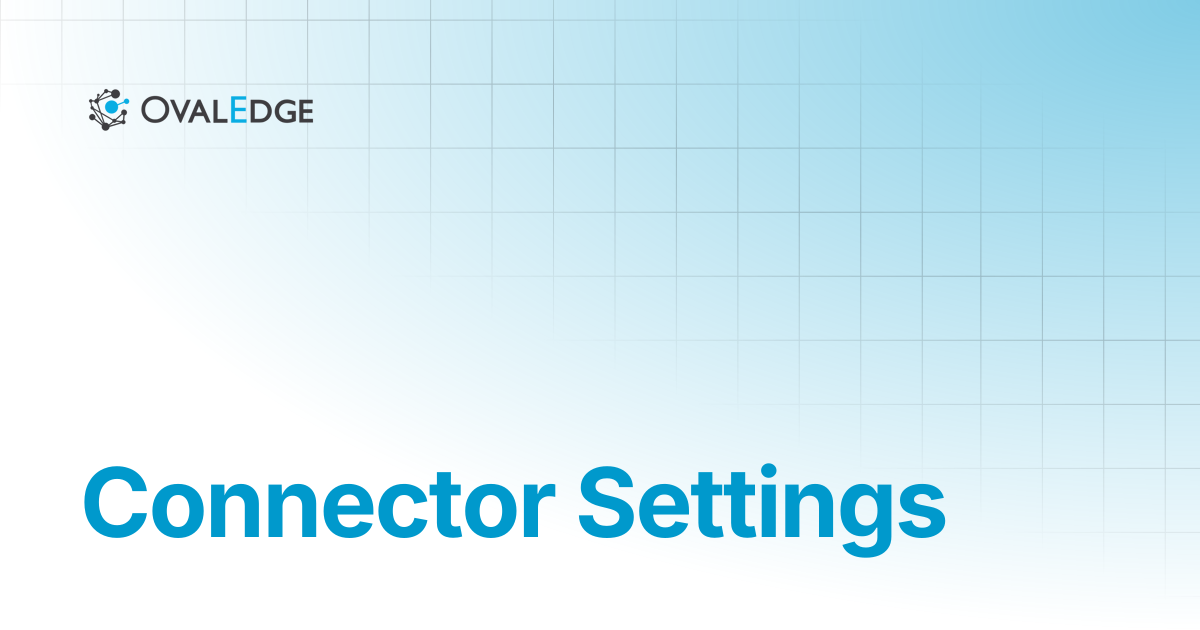 Connector Settings | Knowledge Portal