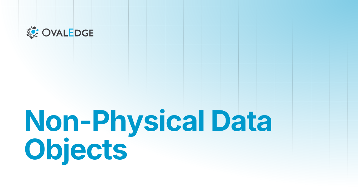 Non-Physical Data Objects | Knowledge Portal