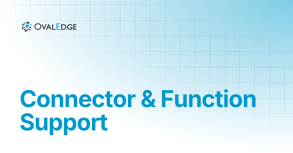 Connector & Function Support | Knowledge Portal
