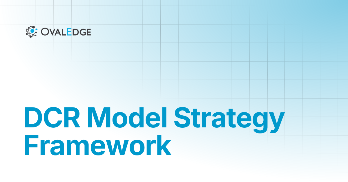DCR Model Strategy Framework | Knowledge Portal